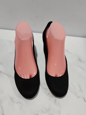 Easy Street Proper Elegant Black Block Heel